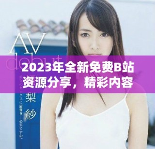 2023年全新免费B站资源分享，精彩内容任你享受