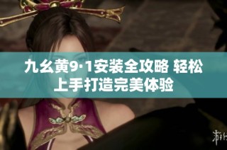 九幺黄9·1安装全攻略 轻松上手打造完美体验