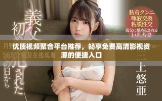 优质视频聚合平台推荐，畅享免费高清影视资源的便捷入口