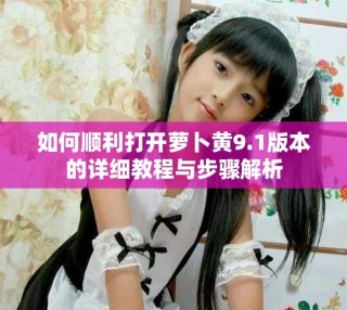 如何顺利打开萝卜黄9.1版本的详细教程与步骤解析