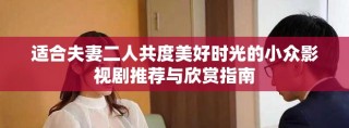 适合夫妻二人共度美好时光的小众影视剧推荐与欣赏指南