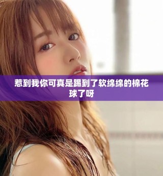 惹到我你可真是踢到了软绵绵的棉花球了呀