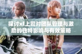探讨xl上司对团队管理与激励的独特影响与有效策略