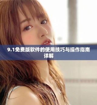 9.1免费版软件的使用技巧与操作指南详解
