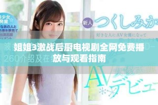 姐姐3激战后厨电视剧全网免费播放与观看指南