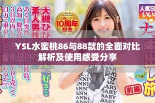 YSL水蜜桃86与88款的全面对比解析及使用感受分享