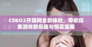 CSGO2开箱网全新体验，带你探索游戏新乐趣与惊喜宝藏