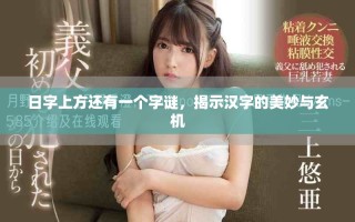 日字上方还有一个字谜，揭示汉字的美妙与玄机