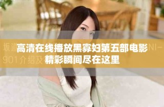 高清在线播放黑寡妇第五部电影精彩瞬间尽在这里