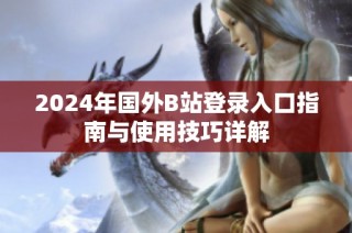 2024年国外B站登录入口指南与使用技巧详解