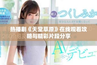热播剧《天堂草原》在线观看攻略与精彩片段分享