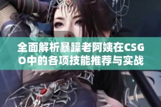 全面解析暴躁老阿姨在CSGO中的各项技能推荐与实战应用