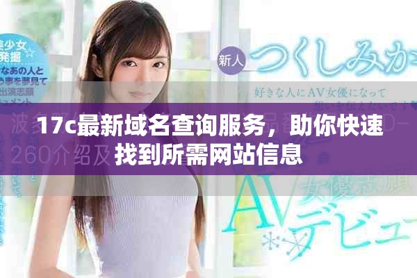17c最新域名查询服务，助你快速找到所需网站信息