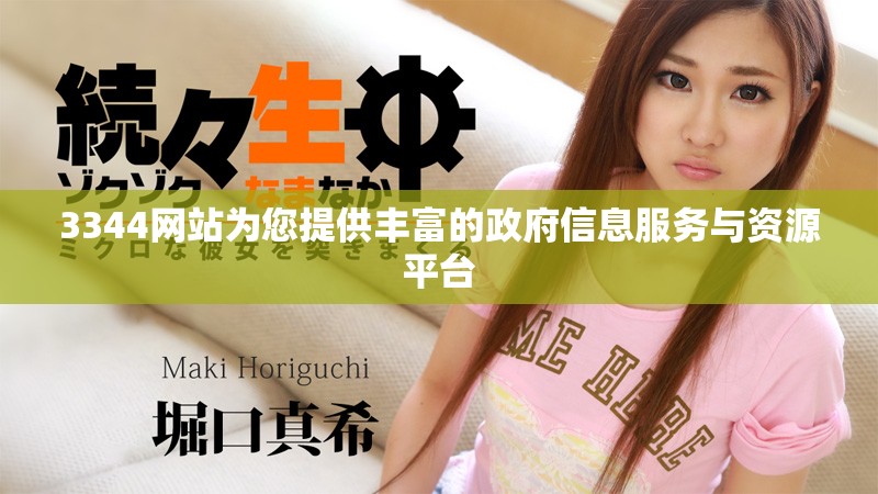 3344网站为您提供丰富的政府信息服务与资源平台