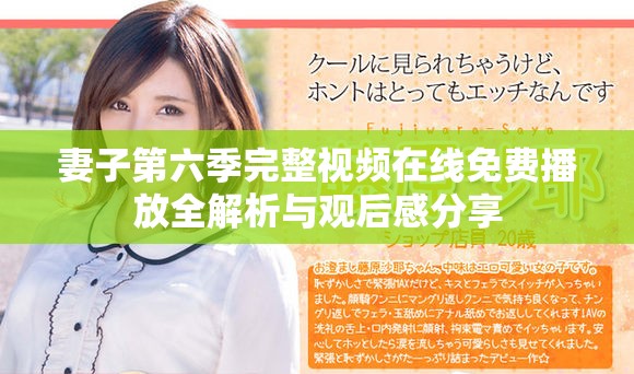 妻子第六季完整视频在线免费播放全解析与观后感分享