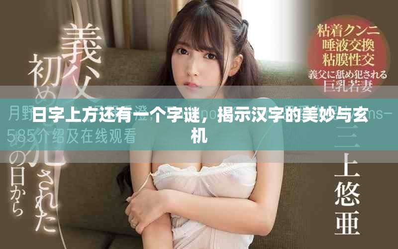 日字上方还有一个字谜，揭示汉字的美妙与玄机